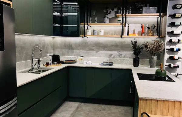 Projeto Mantovani — cozinha verde